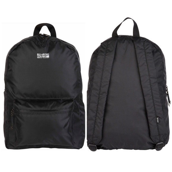 BILLABONG All Day A/Div Backpack BLACK LIGHTWEIGHT - Picture 2 of 3